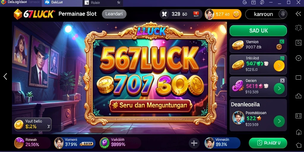 Tampilan gameplay seru di 567LUCK dengan grafis yang memukau.