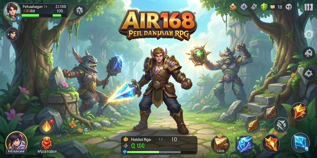 Screenshot gameplay RPG yang menampilkan aksi seru dan grafik menawan.