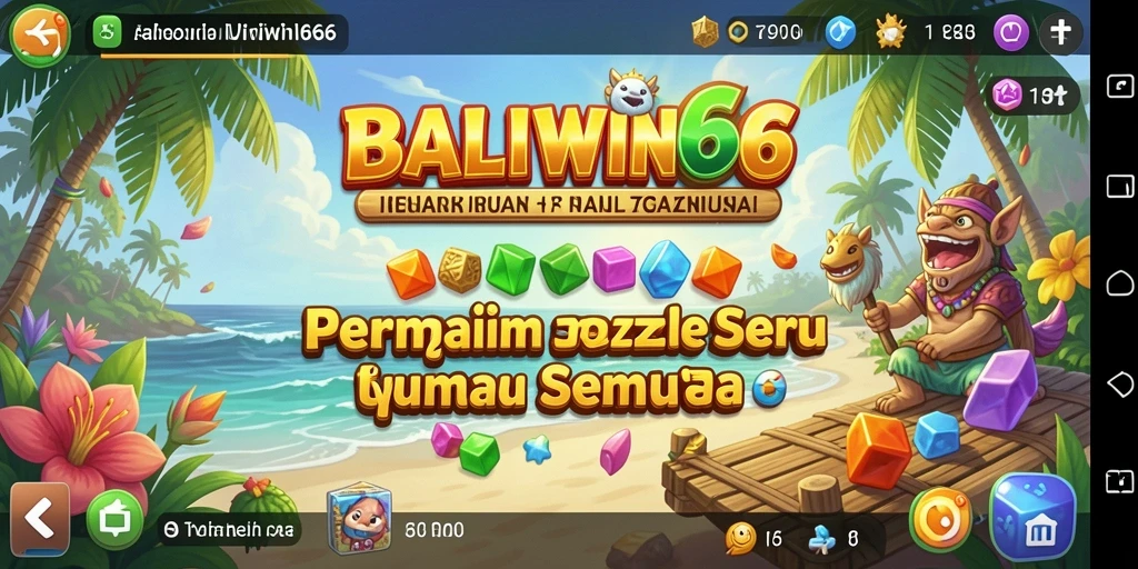 Tampilan utama <strong>BALIWIN66</strong> dengan gameplay Puzzle yang menarik.