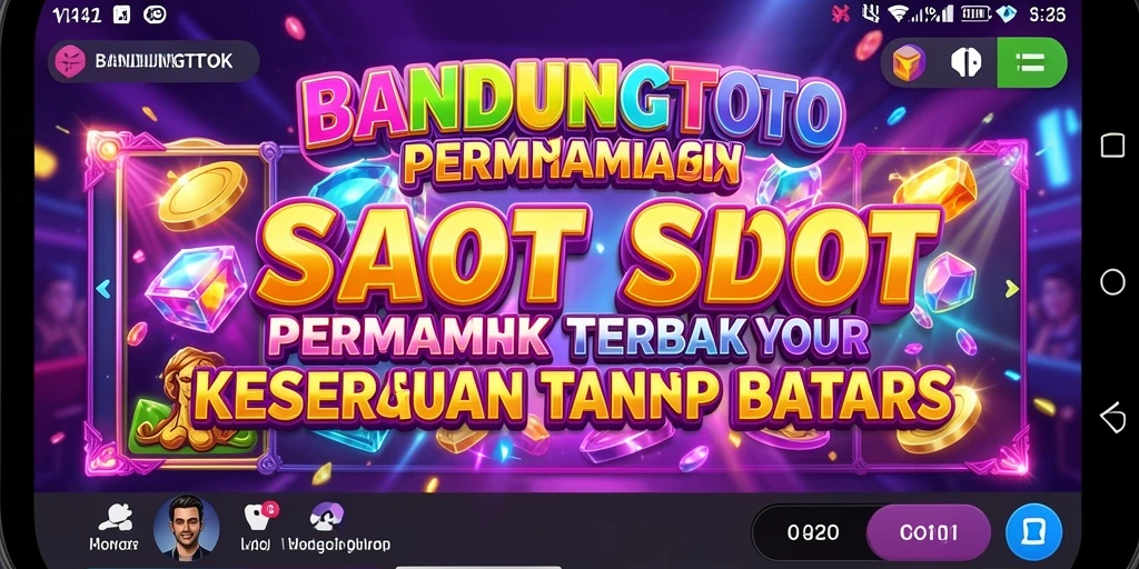 Tampilan menarik dari gameplay Slot BANDUNGTOTO yang seru.