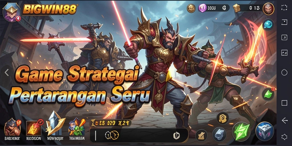 Tampilan screenshot gameplay seru di BIGWIN88.
