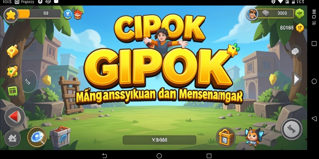 Tangkapan layar dari gameplay CIPOK yang asyik dan penuh warna.