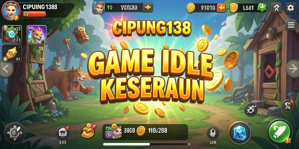 Tampilan gameplay <strong>CIPUNG138</strong> yang menarik dengan elemen Idle yang menyenangkan.