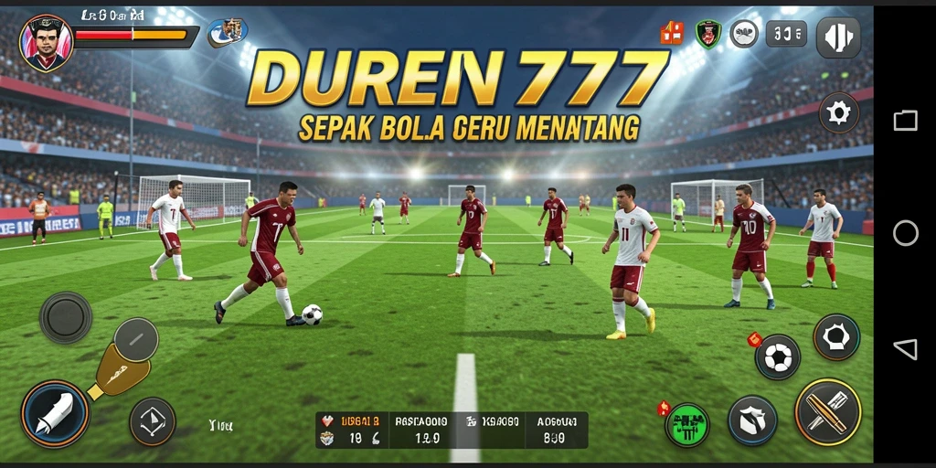 Tampilan gameplay yang mendebarkan di DUREN777.