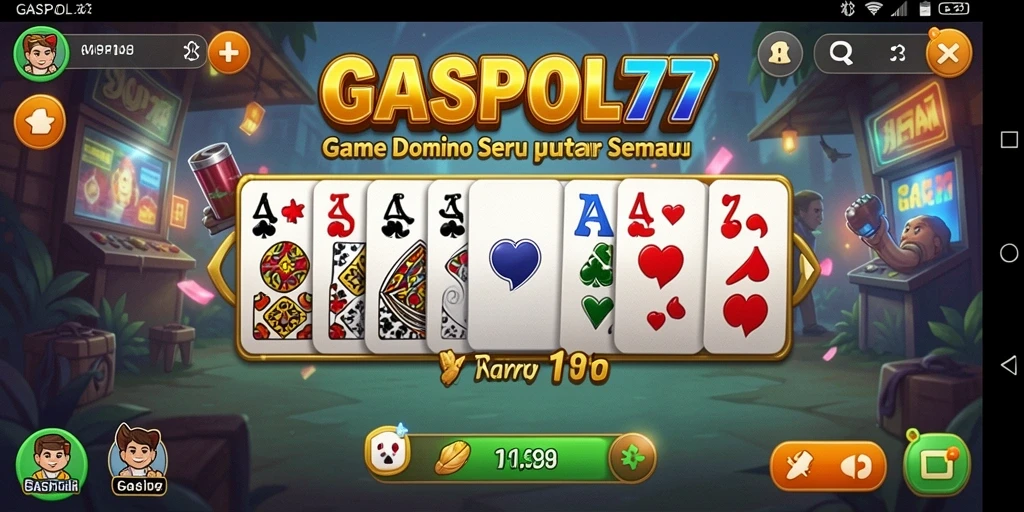 Tampilan gameplay GASPOL77 yang seru dan interaktif.