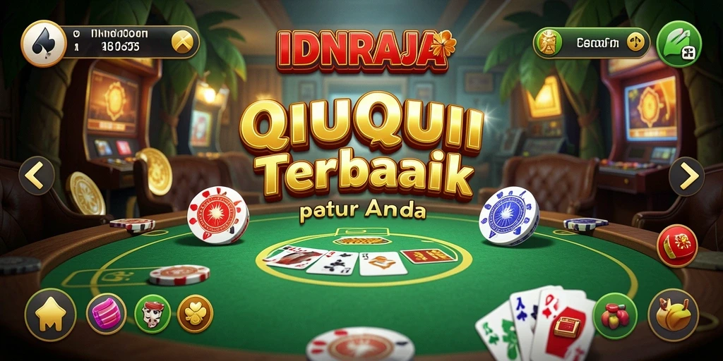 Screenshot dari gameplay QiuQiu yang seru di IDNRAJA.