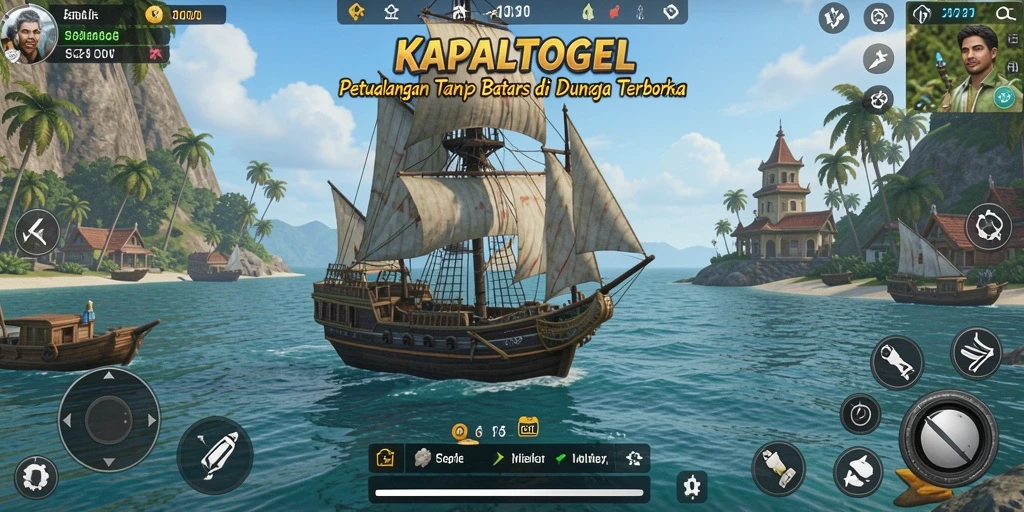 Gameplay KAPALTOGEL yang menakjubkan dan interaktif.
