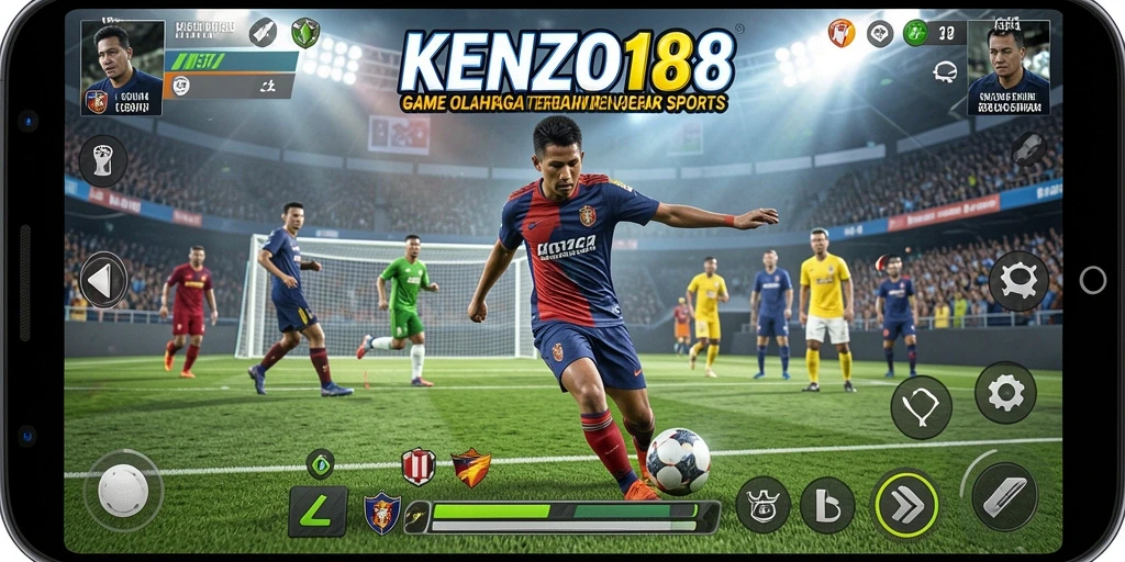 Screenshot gameplay KENZO188 dengan aksi olahraga yang seru.