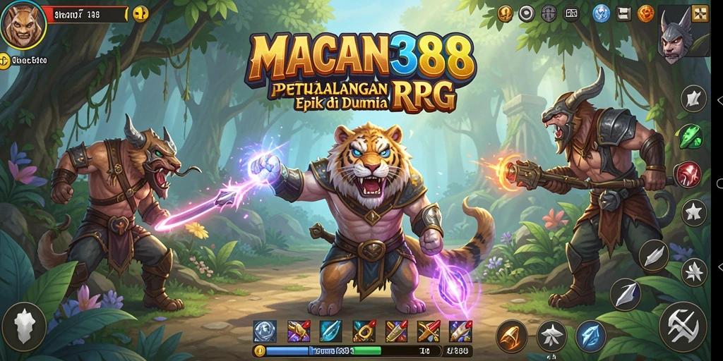 Tampilan gameplay menakjubkan dengan aksi RPG yang seru.