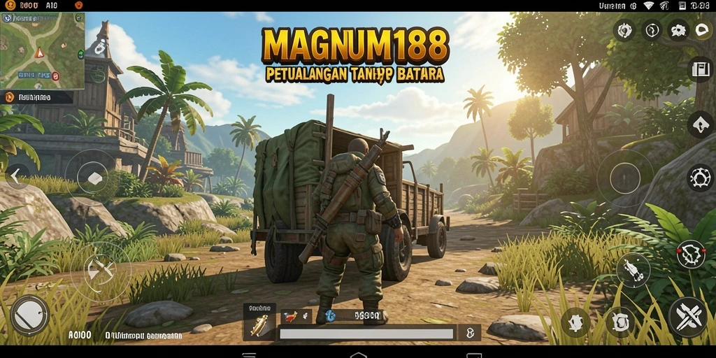 Gameplay MAGNUM188 menampilkan petualangan menakjubkan di dunia terbuka.