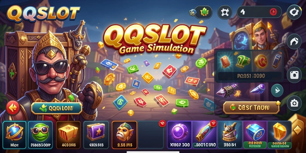 Tampilan gameplay QQSLOT yang menarik dan interaktif.