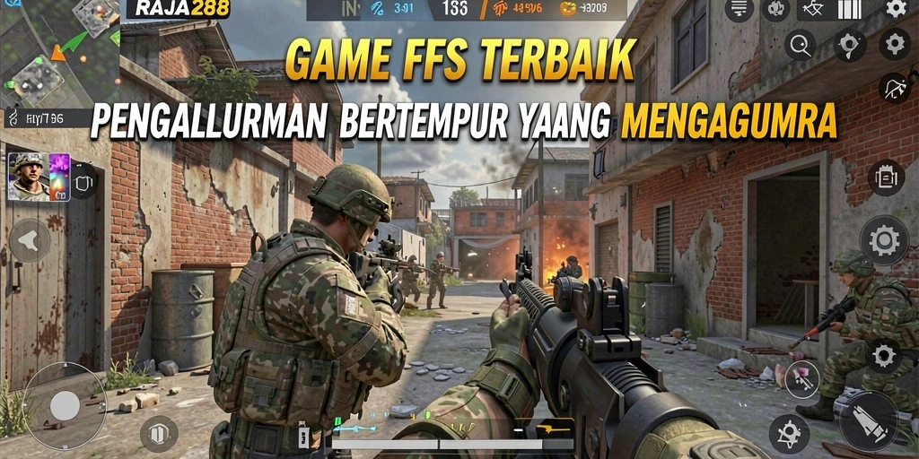 Tangkapan layar <strong>RAJA288</strong> menampilkan aksi tempur seru di medan perang.