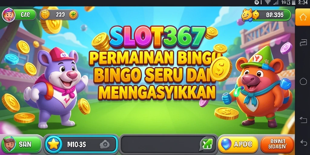 Tampilan seru dan interaktif dalam game Bingo SLOT367.
