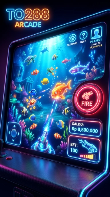 Tampilan utama aplikasi to288 yang menarik.